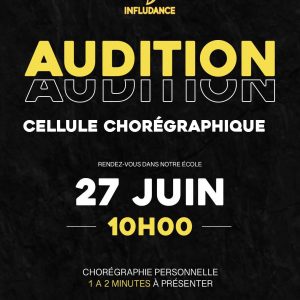 Inscription Audition cellule chorégraphique